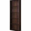Tangkula 5-Shelf Bookcase, 23.5''L x 9.5''W x 67''H