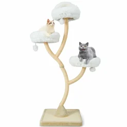 Tangkula Tall Cat Tree, 70 Inch Multi-Level Large Cat Tower with 3 Warm Perches, 3 Jingling Balls