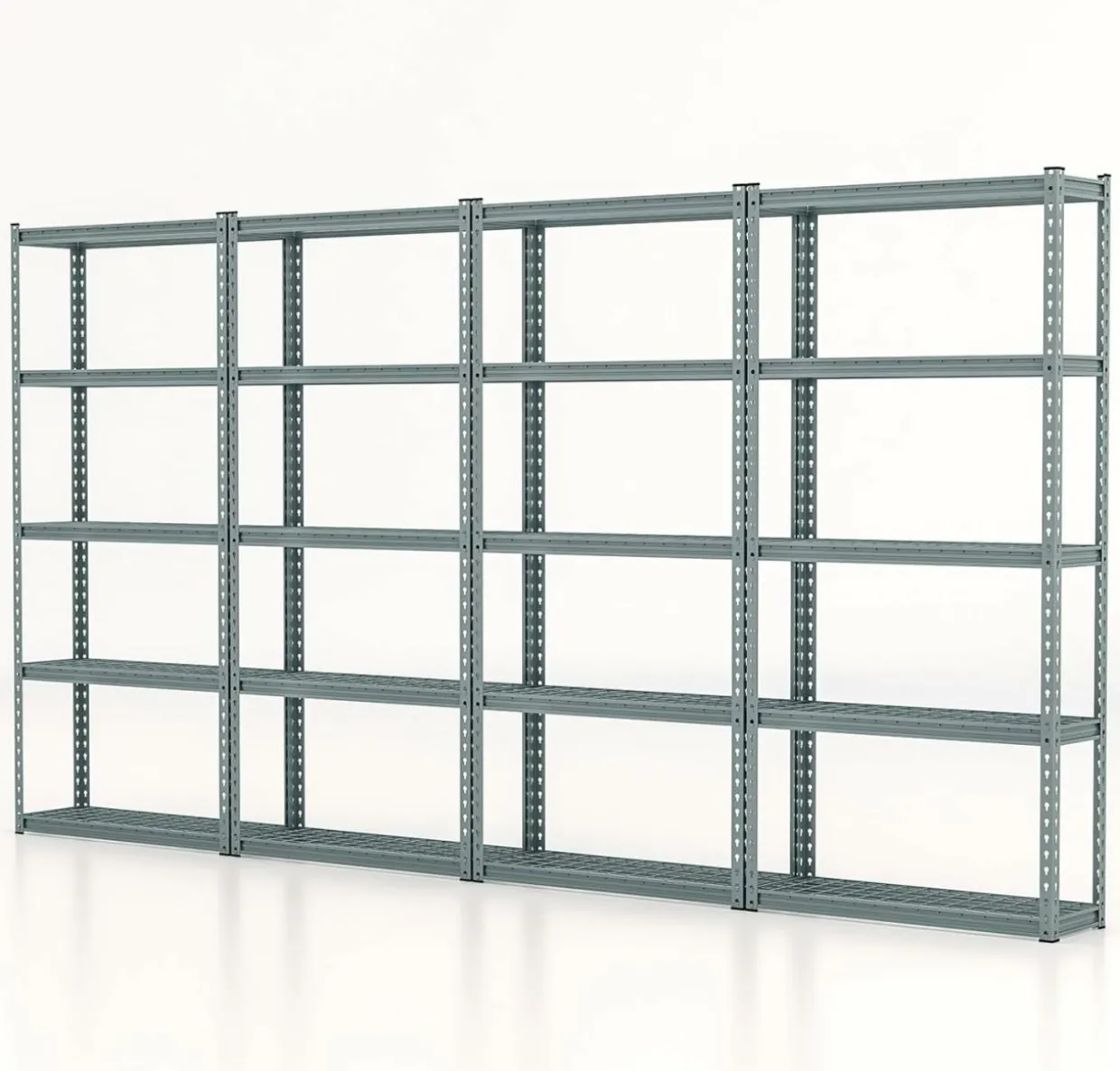 Tangkula 5-Tier Garage Storage Shelves, Heavy Duty Metal Storage Shelving Unit, 35.5" x 12" x 72"