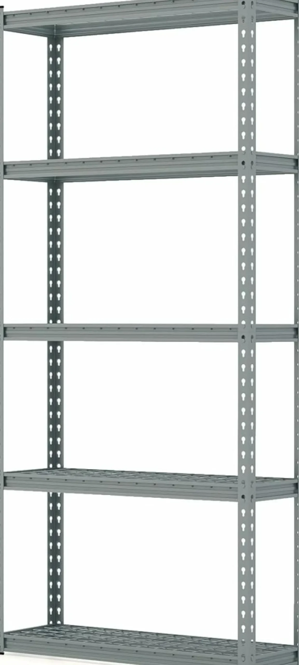 Tangkula 5-Tier Garage Storage Shelves, Heavy Duty Metal Storage Shelving Unit, 35.5" x 12" x 72"