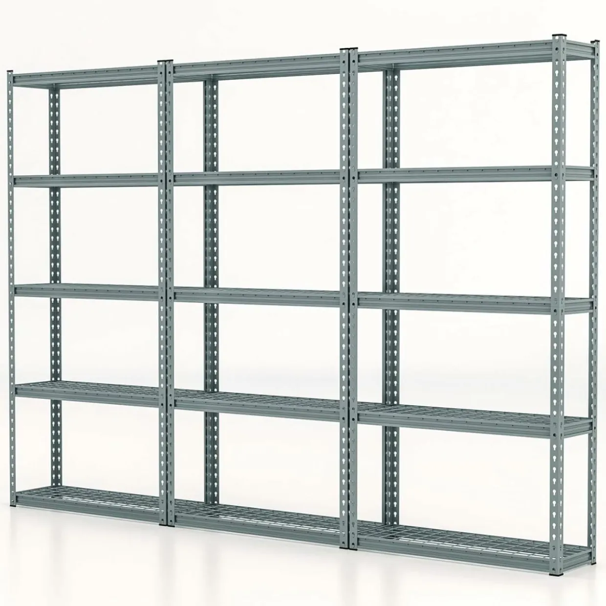 Tangkula 5-Tier Garage Storage Shelves, Heavy Duty Metal Storage Shelving Unit, 35.5" x 12" x 72"