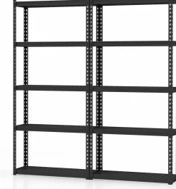 Tangkula 5-Tier Garage Storage Shelves, Heavy Duty Metal Storage Shelving Unit, 35.5