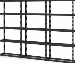 Tangkula 5-Tier Garage Storage Shelves, Heavy Duty Metal Storage Shelving Unit, 35.5