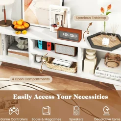 Tangkula TV Stand for 55 Inch TV