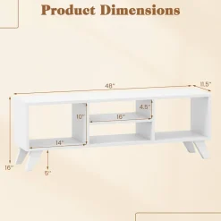 Tangkula TV Stand for 55 Inch TV