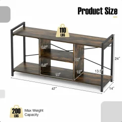 Tangkula TV Stand for 55” TVs