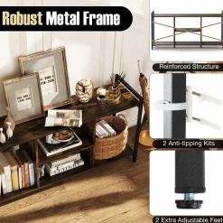 Tangkula TV Stand for 55” TVs