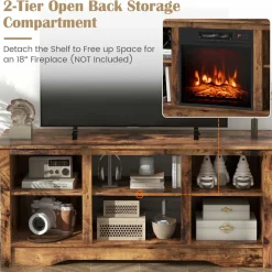 Tangkula TV Stand for up to 65