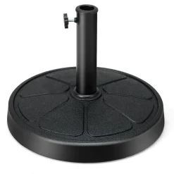 Tangkula Umbrella Base, 31 lbs Capacity Heavy-Duty Patio Outdoor Round Umbrella Stand for 9 ft Umbrella