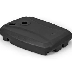 Tangkula Universal Offset Umbrella Base, Water & Sand Filled Heavy Duty Base with Cross Base & Wheels