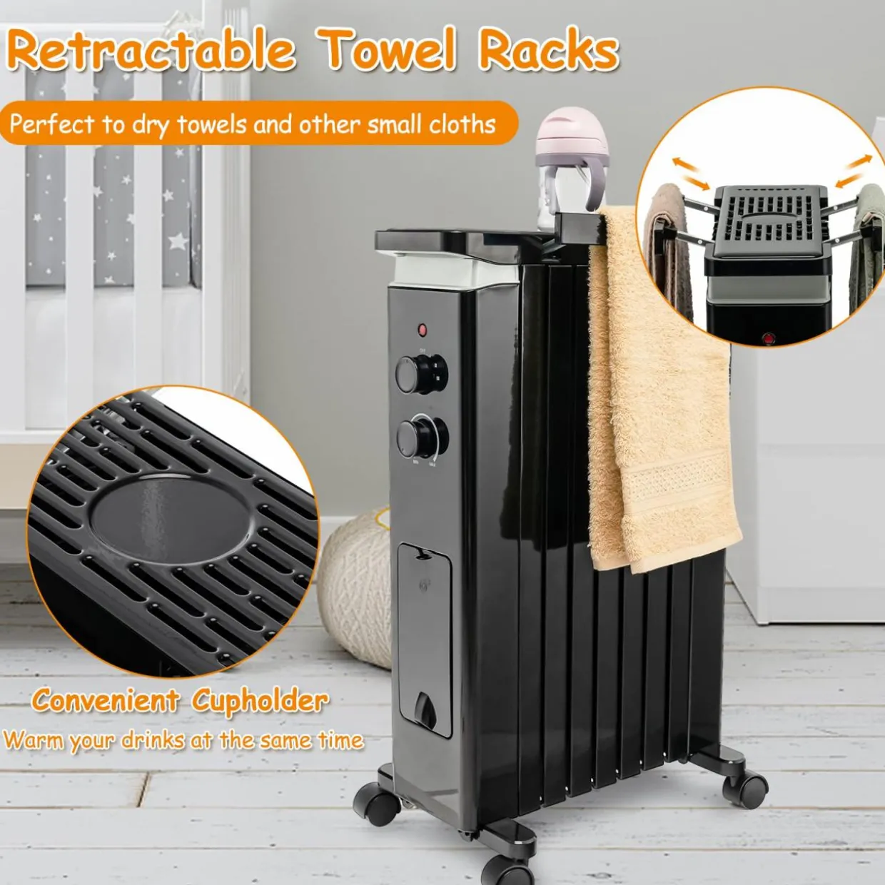 Tangkula 1500W Electric Space Heater