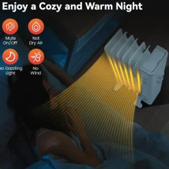 Tangkula 1500W Oil Filled Radiator Heater, Electric Space Heater with 3 Heating Modes