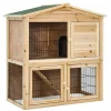 Tangkula Wood Chicken Coop and Rabbit Hutch