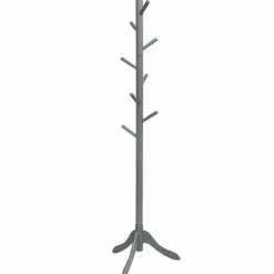 Tangkula Wooden Tree Coat Rack Freestanding, Entryway Coat Stand with 8 Hooks