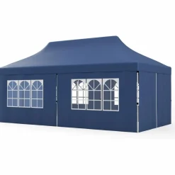 Tangkula 10x20 Ft Pop Up Canopy with 6 Sidewalls, Instant Setup Canopy Tent with 2 Zippered Door, Windows, Carrying Bag
