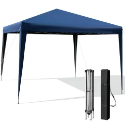 Tangkula 10x10 Ft Pop Up Canopy Tent, Easy Setup Instant Canopy with 8 Stakes