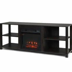 2-Tier TV Stand, Entertainment Television Stands Suitable for 18