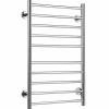 Towel Warmer, Home Bathroom 10 Bar Stainless Steel Space Saving Plug-in Wall Mounted Cloth Towel Heated Drying Rack