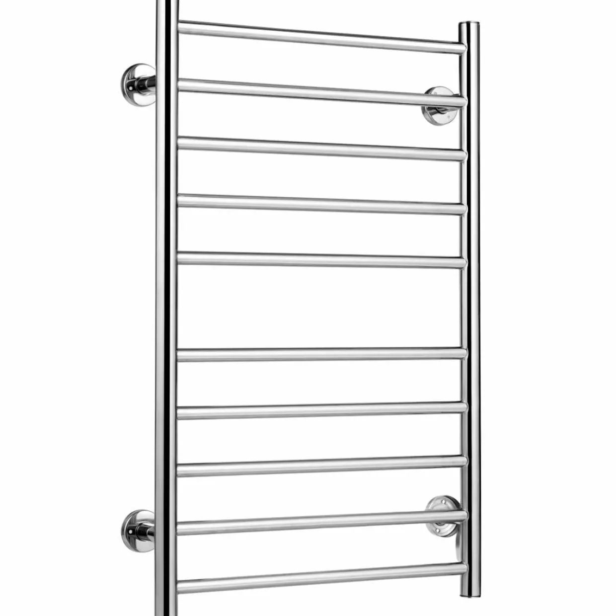 Towel Warmer, Home Bathroom 10 Bar Stainless Steel Space Saving Plug-in Wall Mounted Cloth Towel Heated Drying Rack