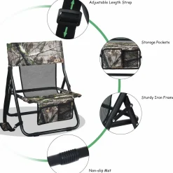 Turkey Hunting Chair, Folding Low-profile Turkey Hunting Seat