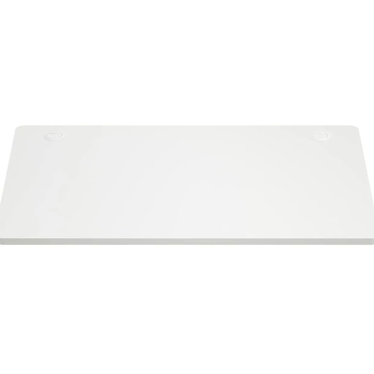 Universal Relevance Table Top Office Relevance Tabletop w/ 2 Cable Management Holes, White