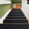 30 x 8 inch Stair Treads Carpets Non-Slip, Set of 15 Stair Runners for Wooden Steps