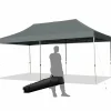 10' x 20' Pop Up Canopy Tent, Easy Set-up Outdoor Tent Commercial Instant Shelter
