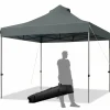 10' x 10' Pop Up Canopy Tent, Easy Set-up Outdoor Tent Commercial Instant Shelter