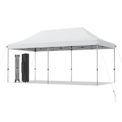 10' x 20' Pop Up Canopy Tent, Easy Set-up Outdoor Tent Commercial Instant Shelter