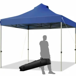 10' x 10' Pop Up Canopy Tent, Easy Set-up Outdoor Tent Commercial Instant Shelter