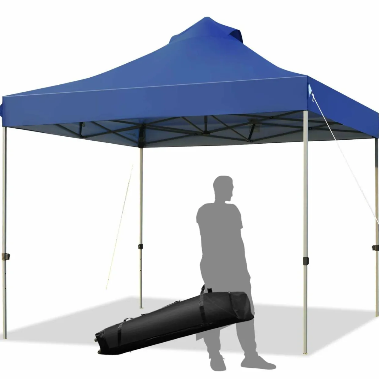 10' x 10' Pop Up Canopy Tent, Easy Set-up Outdoor Tent Commercial Instant Shelter